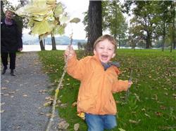 Ich hab Laub gefunden. Schaut mal her, das gibts hier überall. Ich kann euch sagen üüüüüberall RIMG0316.jpg